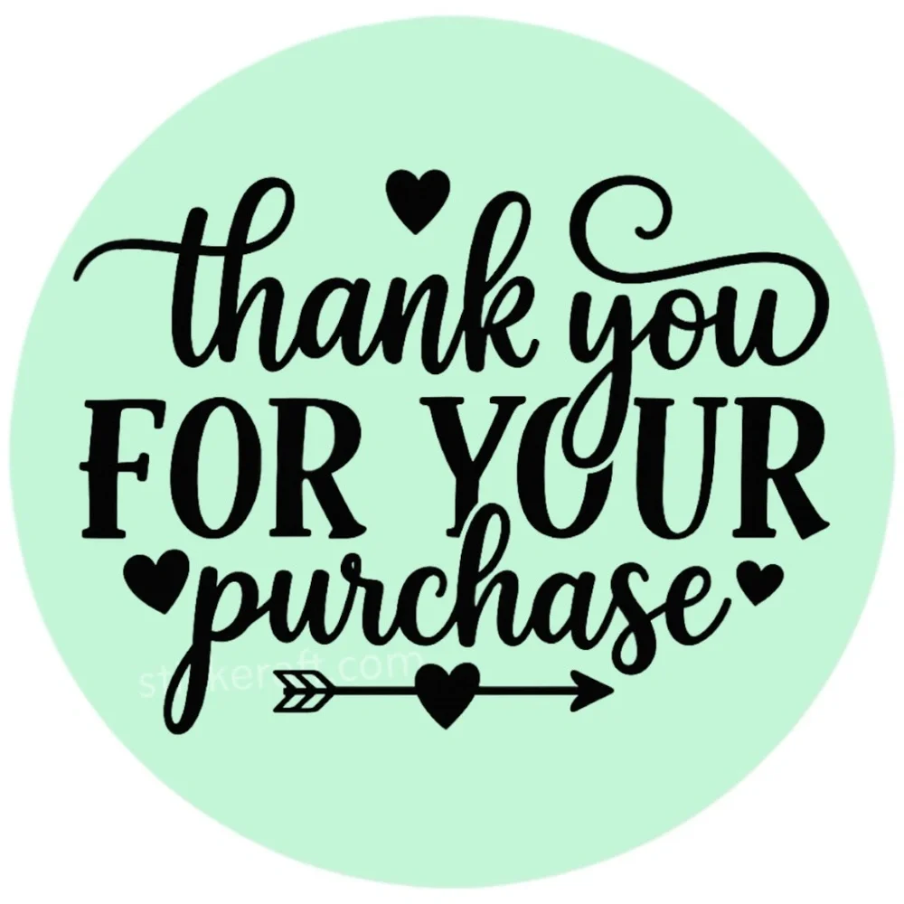 Thank You for Your Purchase Stickers – 2" for Poshmark & Small Business – 100 PC - Picture 3 of 16